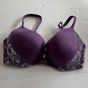 Victoria’s Secret Body by Victoria Push Up Elegant Purple Lace Bra
